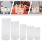 5pcs Large Cylinder Tables For Parties  Pedestal Display Plinth Pillars