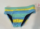 New Speedo Men s Print The Speedo 3  Swim Brief Angelic Blue 36  8a000152