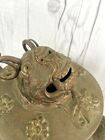 Antique Tea Pot Kashmir Ornate Brass Copper Dragon Handcrafted