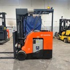 2020 Toyota 8bncu20 4000lb Used Electric Forklift Quad Mast Sideshift 7363 Hours