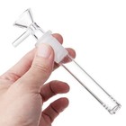 2-pack 4 3   14mm Glass Downstem And 14mm Male Bowl Piece For Glass Bong