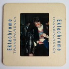 Three 35mm Slides Of John Lennon - On The Street
