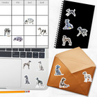 Great Dane Dog Stickers For Journals  Scrapbooks  Planners  Glossy  Matte