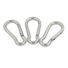10 Pcs Carabiner Clips Spring-snap Hook M5 2 Inch Quick Link 304 Stainless Steel