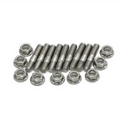 9 Exhaust Manifold Studs Kit For Honda Acura B d Series Civic Integra V3 B18 B20