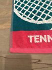 New Bnp Paribas Open Indian Wells 2025 Tennis Towel Green   Pink 16    X 26   