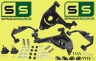 4  Drop Control Arms  uppers And Lowers   For 1999 - 2006 Silverado   Sierra 2wd