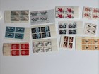 Us Lot Of 16 Different 1960s  5c Plate Blocks Stamps Mnh og