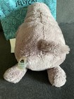 Jellycat Nwot Hippo Plush Stuffed Animal Excellent Myrtle W Bag