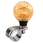 Car Wheel Knob Steering Suicide Spinner  Lucky Style Car Power Handle Grip Gold