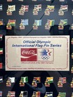 Los Angeles 1984 Official Olympics International 150 Pin Series Framed Coca Cola