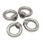 M4 Stainless Steel Lifting Eye Nut  10 Pcs Threaded Nut Fastener  Ring Shaped