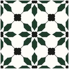  7 87  X 7 87  Peel And Stick Floor Tile  20 Pcs Self 20 Tiles Black Green