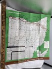 1958 Ohio Turnpike Map Interstates 80 90 Fares Vtg