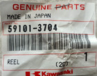 Kawasaki 59101-3704 Starter Cable Reel Jet Mate Sts Sc 650 Jh75 Oem Original New