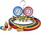A c Manifold Dual Gauge Set R134a R12 R22 R502 Acme Hvac Ac Auto 5ft Hose