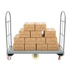 2000lbs Capacity U-boat Platform Truck Dolly  U-boat Truck Steel With Removable