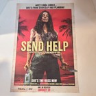 Send Help   Predator Badlands Double-sided Poster 19  X 13  Sam Raimi 3d Nmint 