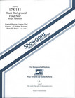 Showgard 178 181mm Stamp Mounts - Extra Large Souvenir Sheet Sizes Black