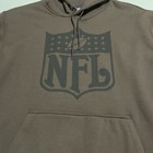 Nfl Logo Team Apparel Mens L Brown Fleece Hoodie Nwt