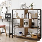 7-cube Storage Organizer Cabinet Wood Shelf Cabinet Bookcase Display Home Office