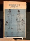 Vintage 70 s Simplicity 5063 Mini Smock-dress Pants Sewing Pattern Women Sz 12