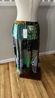 Paradise Fashion Usa Multicolor Florar Skirt Sz L Pockets Side