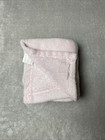 Solid Light Pink Baby Blanket Plush Soft Fleece Security Lovey 27 x31 