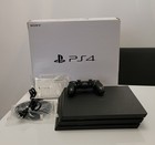 Sony Playstation 4 Pro Ps4 Pro - 1tb - Black Console With Box And Controller