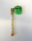 Vintage Halloween Plastic Frankenstein Ratchet Noisemaker Candy Container
