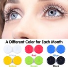6 Pack Contact Lens Case Box Holder Double Box Container Soak Storage Kit