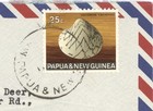 Papua New Guinea 25c Shell Airmail Cover To Usa Maprik Esd 1960s