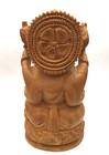 Indian Ganesha Wooden Carved Statue Figure Idol Kadam Wood Figurine 5 