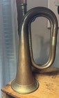 Copper   Brass Bugle Horn Us Military  Calvary Style W mouthpiece