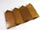 Refinished Antique Solid Oak 1889 Accessory Puzzle Box   singer Sewing Machine