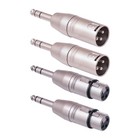 1 4 To Xlr Adapter 4 Pack  1 4  Trs To Xlr  2 Pair   2pcs Male To Male And 2pcs