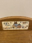 Vtg Heartland International Stoneware Oak Paper Towel Holder Rack Goodwood Rare