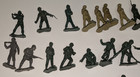 Marx Battleground Usa Soldiers Army G i  1960s Tan Green Plastic Vtg Lot Of 27