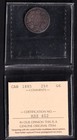 Canada 1885 25c Twenty Five Cent Quarter Iccs Graded G-6 Key Date Victroian
