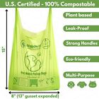 Pet Waste Disposal Bag 100  Compostable Plant-based Biodegradable Cat Litter    