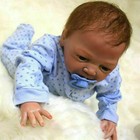 22in Handmade Realistic Reborn Baby Dolls Boy Vinyl Silicone Newborn Doll Gift