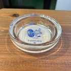 Vintage Rare Michelin Man Bibendum Tire Ashtray Clear Accessory Case Japan