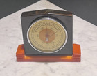 Vintage Catalin Bakelite Taylor Barometer Butterscotch Base   Brown Swirl Body