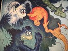 Vintage Dr  Seuss Essolube Moto Monster Puzzle  150 Pc W out Sleeve