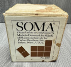 Vintage Danish Soma Cube Game Rosewood Piet Hein Midcentury Parker Brothers 1966