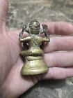 Fine India Indian Hindu Bronze Statue Of God Ganesh Ganesha Mini Statue Figure