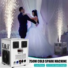 U king Cold Spark Machine 750w Stage Effect Dmx Firework Dj Wedding 6 6-16 4ft
