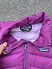 Patagonia Purple Puffer Quilted Down Jacket Kids Size S 7-8