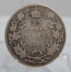 Canada 1912 25 Cents Sterling Silver Quarter Coin George V C1926