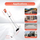 Concrete Power Screed Cement Battery Powered Vibrator Vibrating Leveling Tool Us